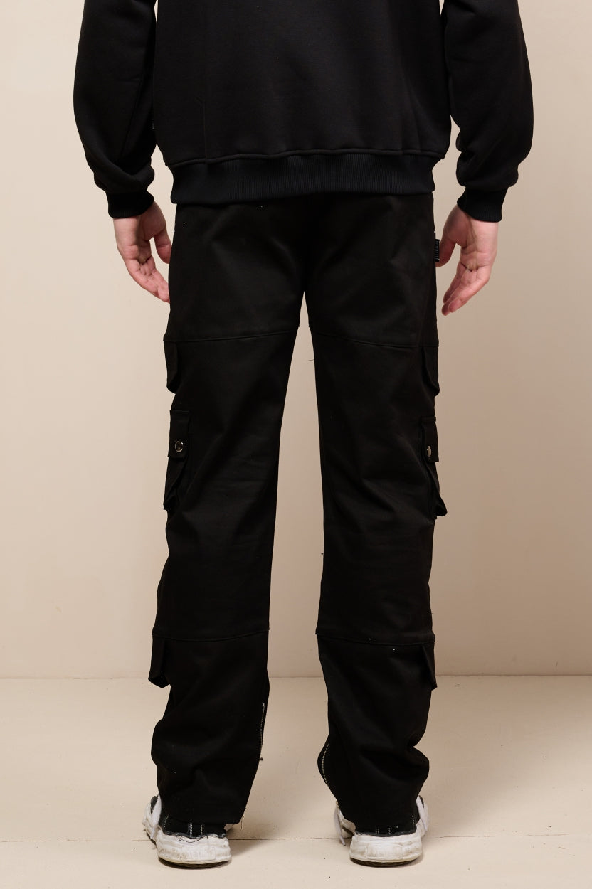 CARGO TROUSER PANTS | BLACK