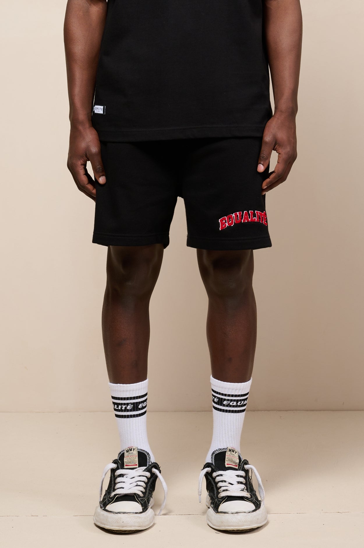 ZION SHORTS | BLACK & RED