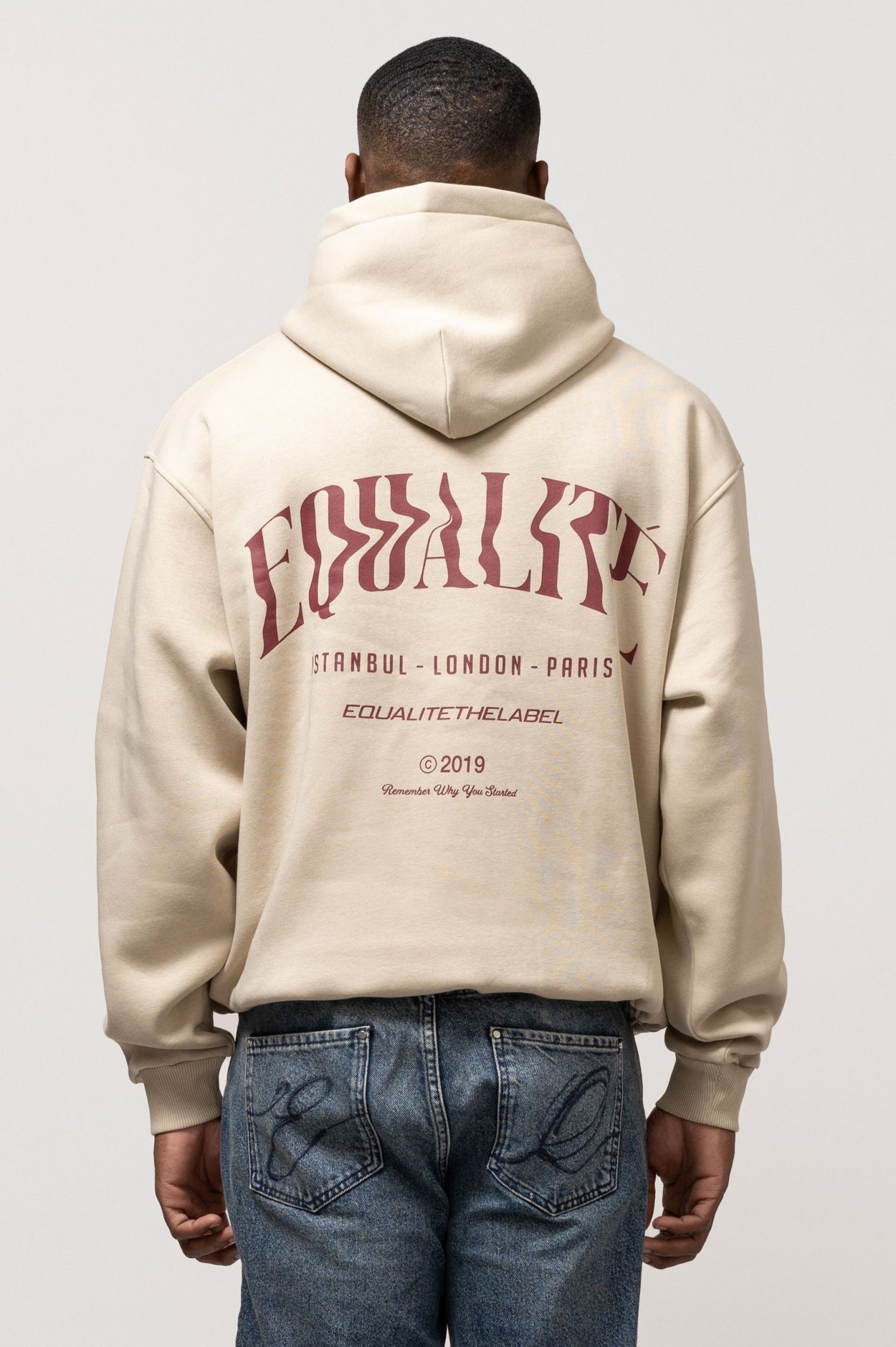 MAU OVERSIZED HOODIE | BEIGE