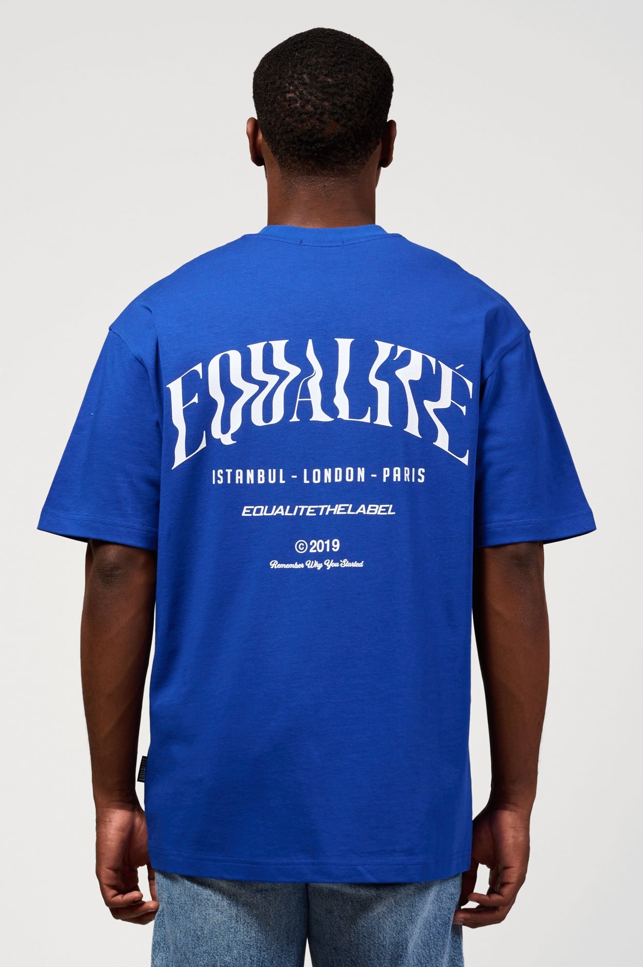 MAU OVERSIZED TEE | BLUE