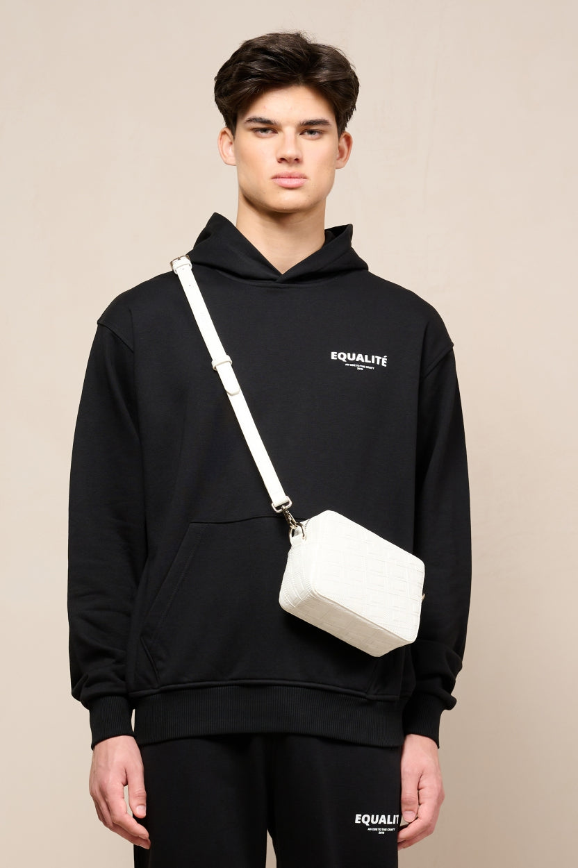 PATTERN MESSENGER BAG | WHITE