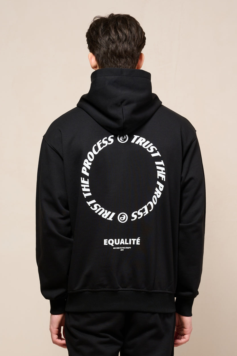 PIERE OVERSIZED HOODIE | BLACK