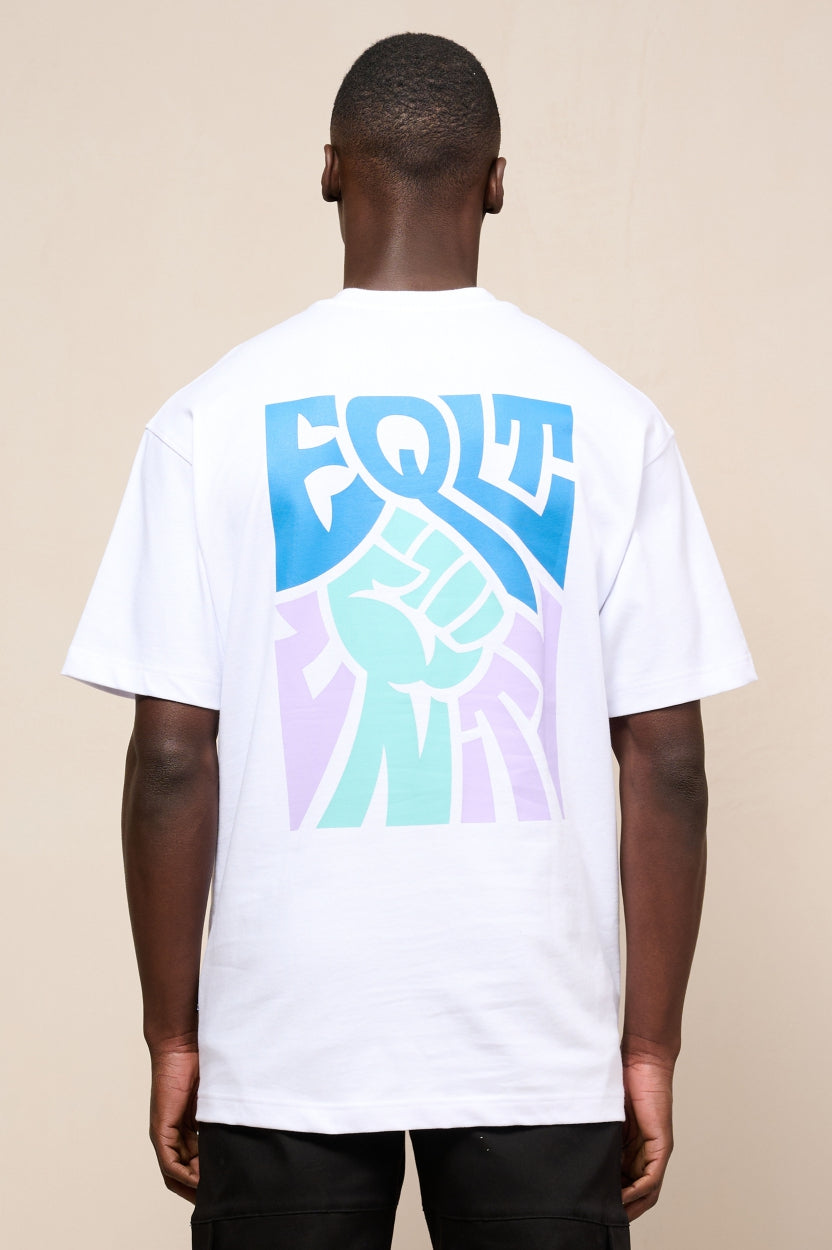 UNITY OVERSIZED TEE | WHITE