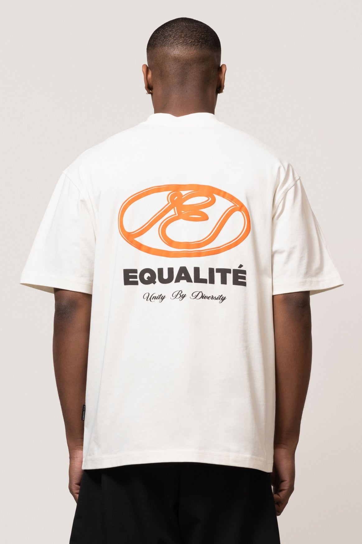 ARID OVERSIZED TEE | OFF-WHITE & ORANGE