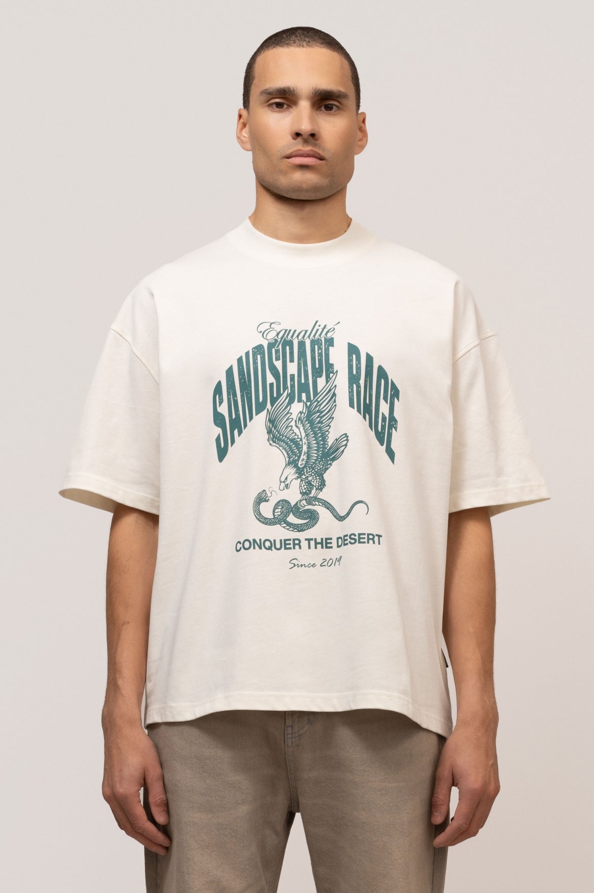 EAGLE BOXY TEE | OFF-WHITE