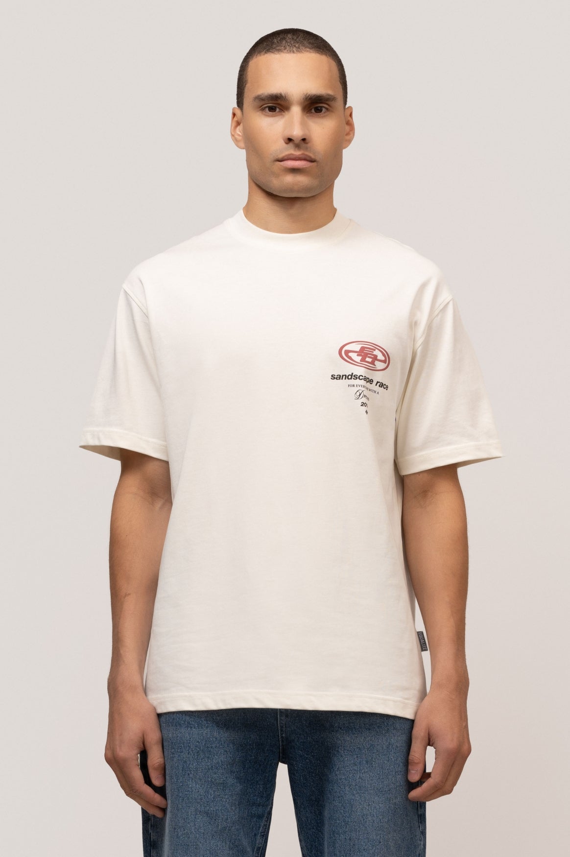 GRIT OVERSIZED TEE | OFF-WHITE