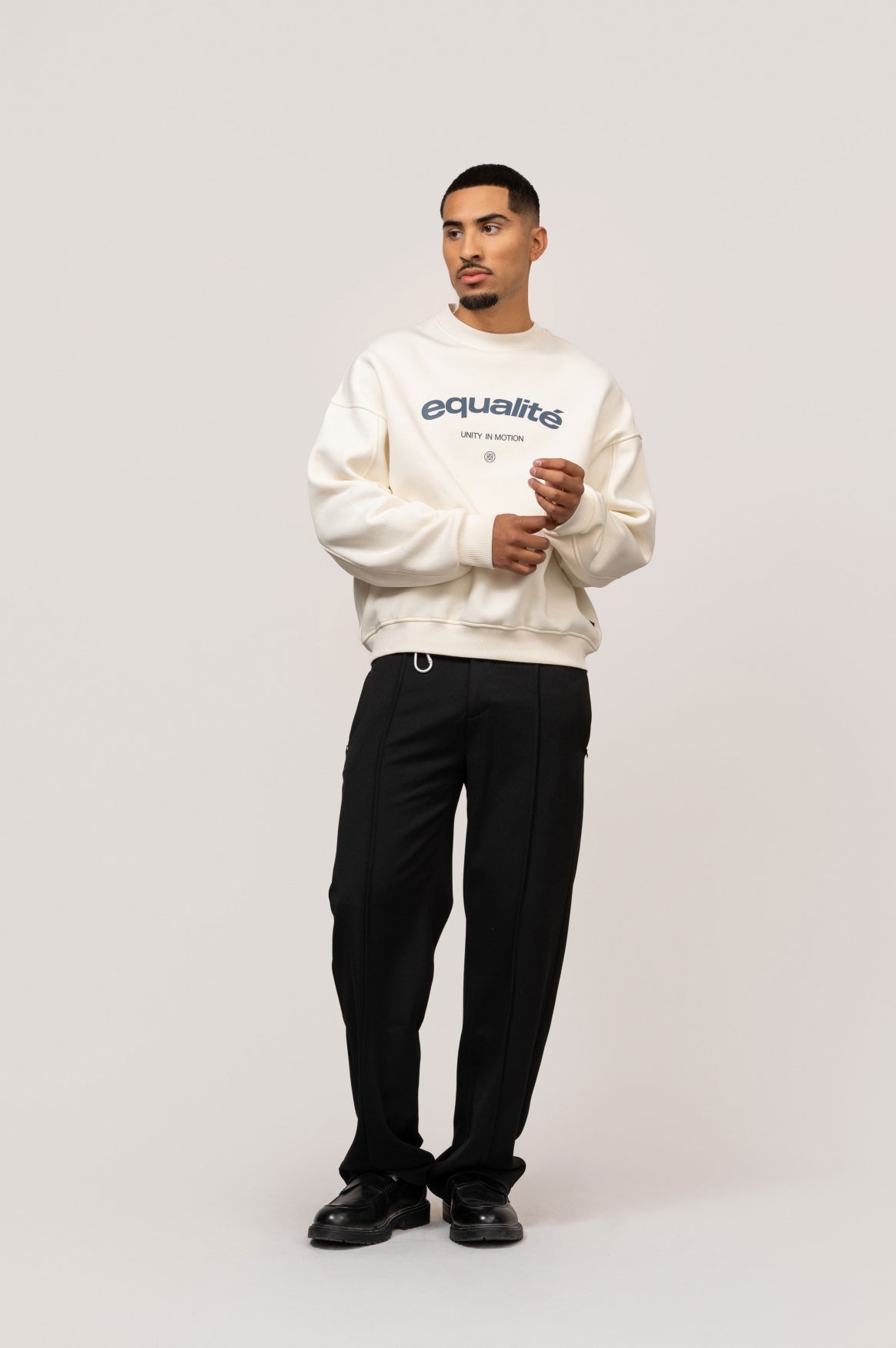 CELESTE OVERSIZED SWEATER | OFF-WHITE