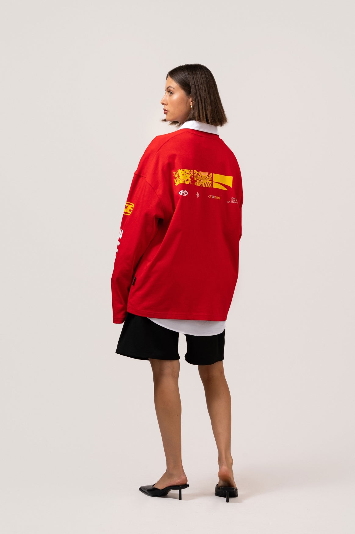 ADRENALINE LONGSLEEVE TEE | RED & YELLOW