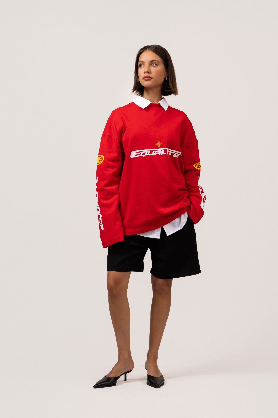 ADRENALINE LONGSLEEVE TEE | RED & YELLOW