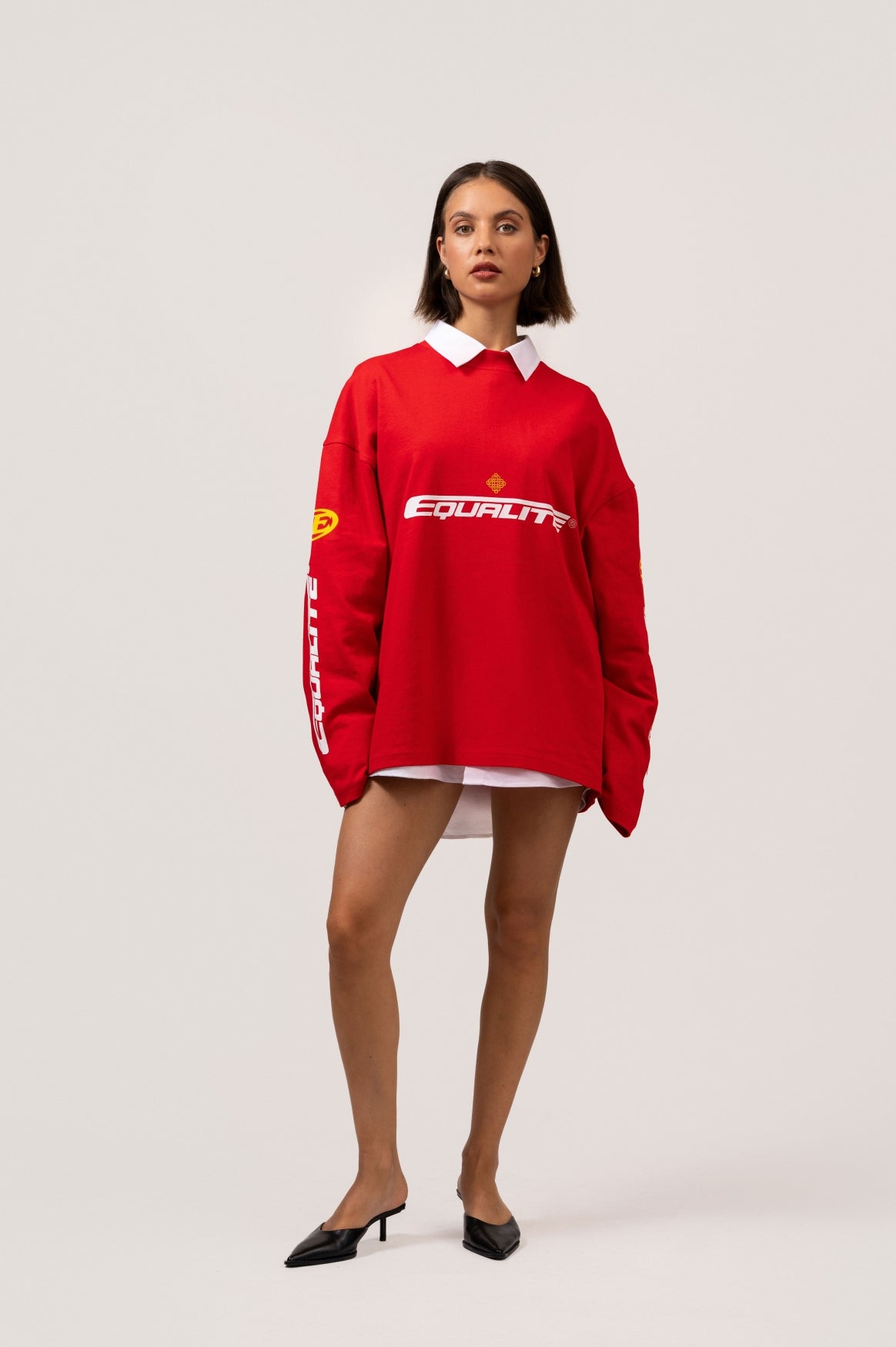ADRENALINE LONGSLEEVE TEE | RED & YELLOW