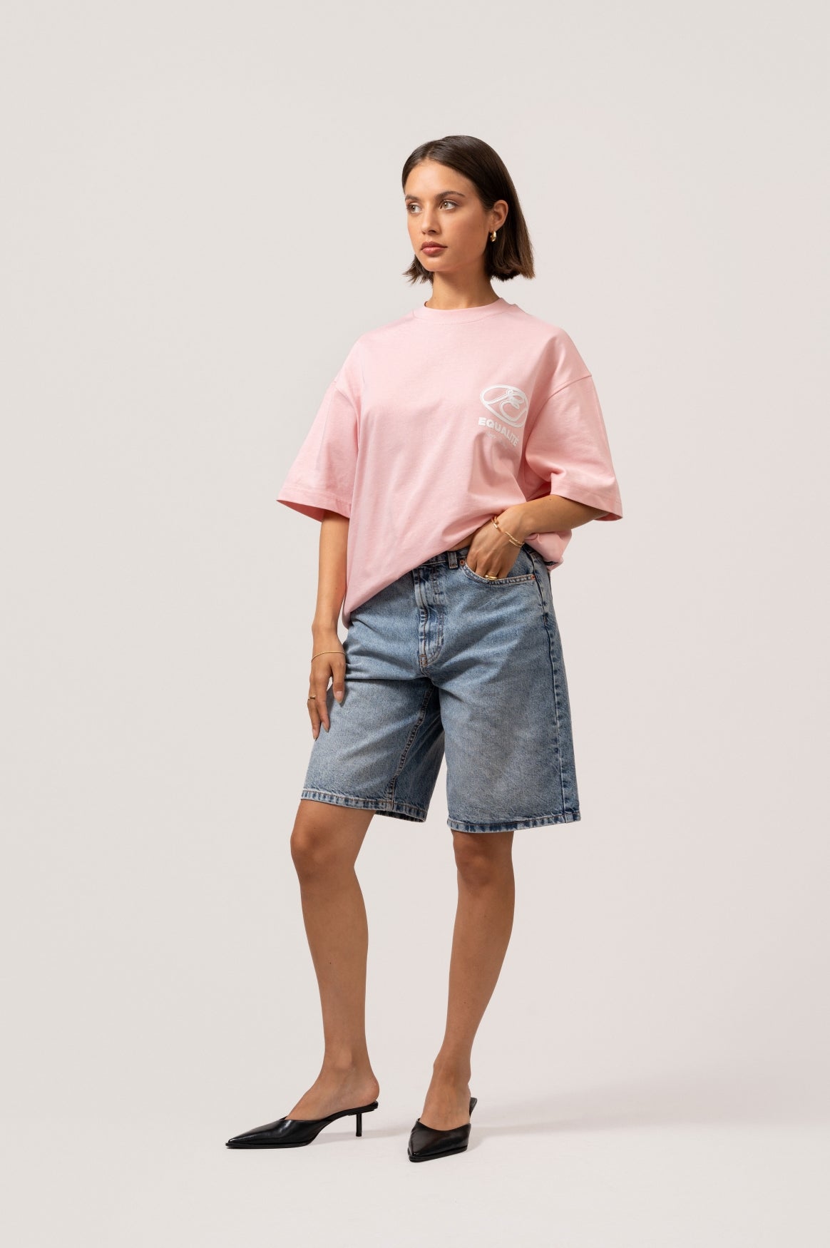ARID OVERSIZED TEE | PINK