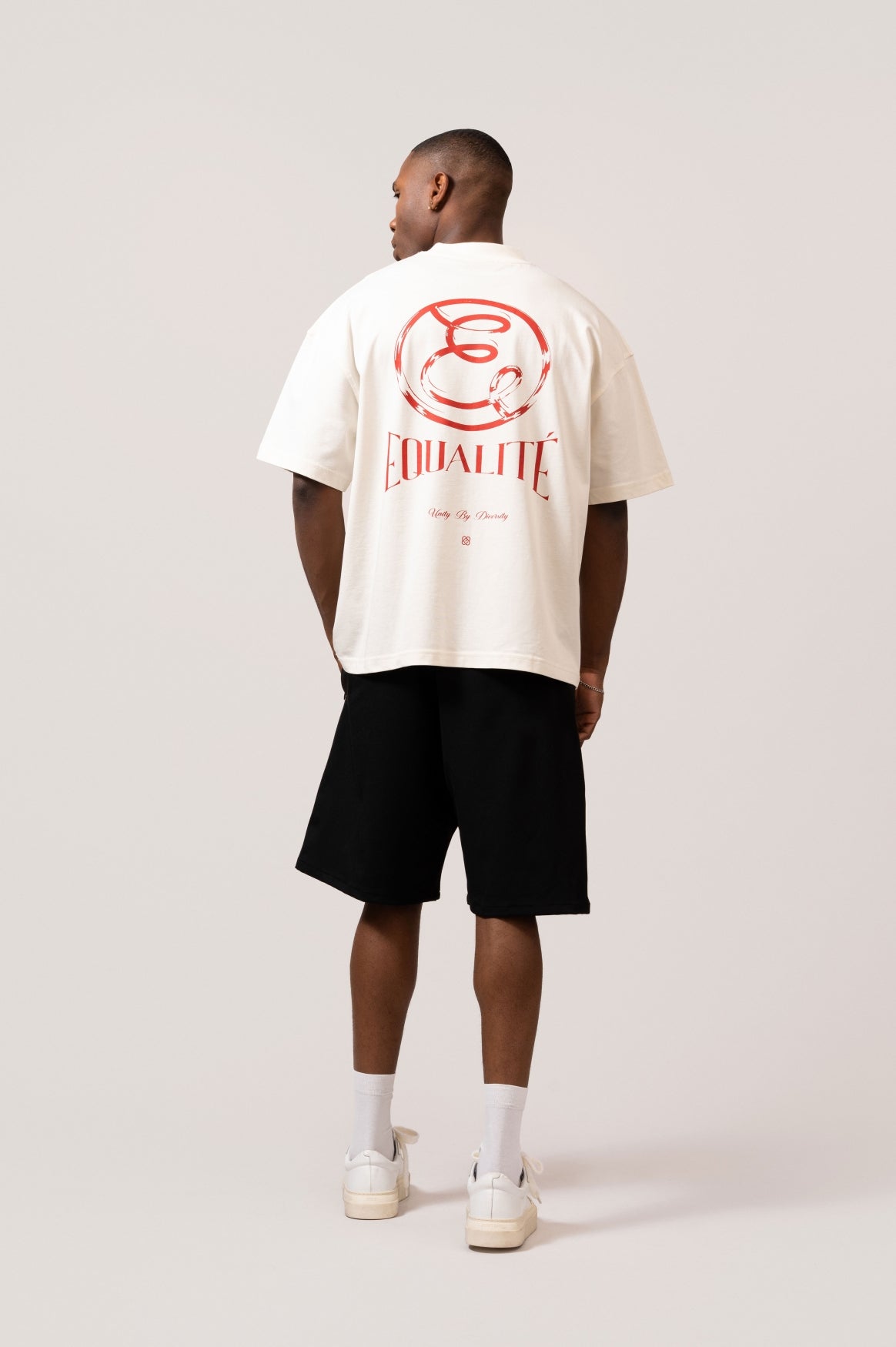 CHLOÉ BOXY TEE | OFF-WHITE & RED