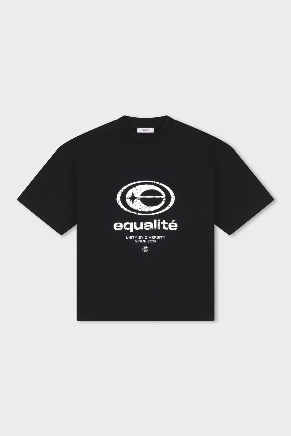 ELAN BOXY TEE | BLACK & WHITE