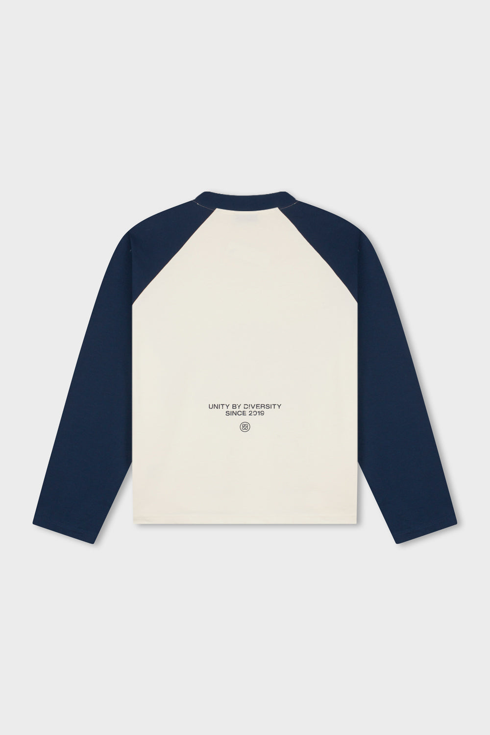 ELAN OVERSIZED LONGSLEEVE TEE | OFF-WHITE & NAVY