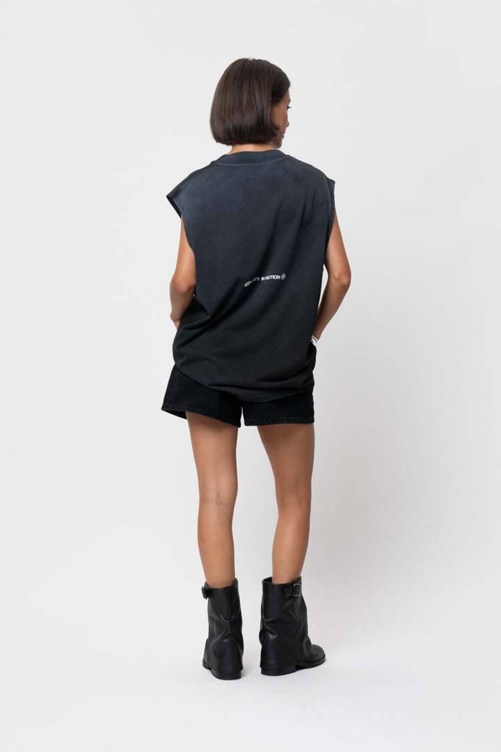 ASTRA TANKTOP | BLACK WASHED