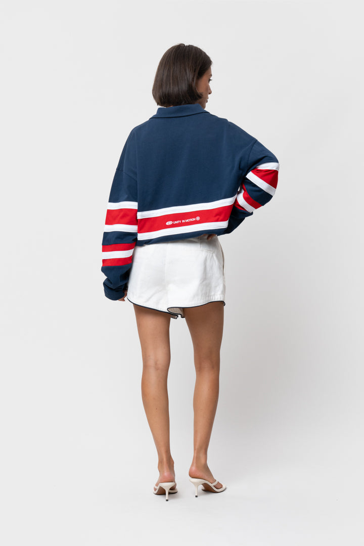 AXEL LONGSLEEVE POLO | NAVY