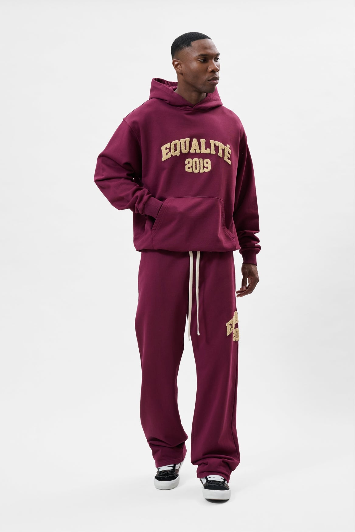 COLLECTIVE OVERSIZED HOODIE | WASHED BURGUNDY