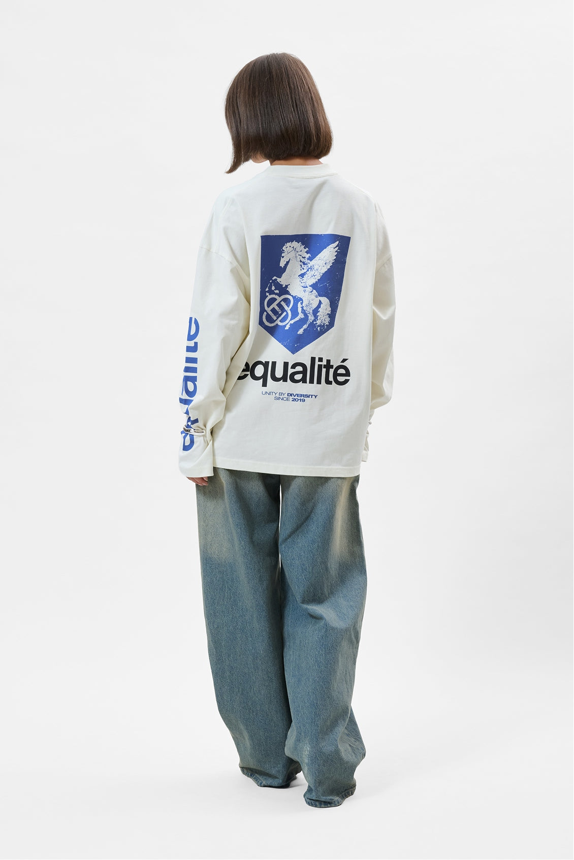 PEGASUS OVERSIZED LONGSLEEVE TEE | OFF-WHITE