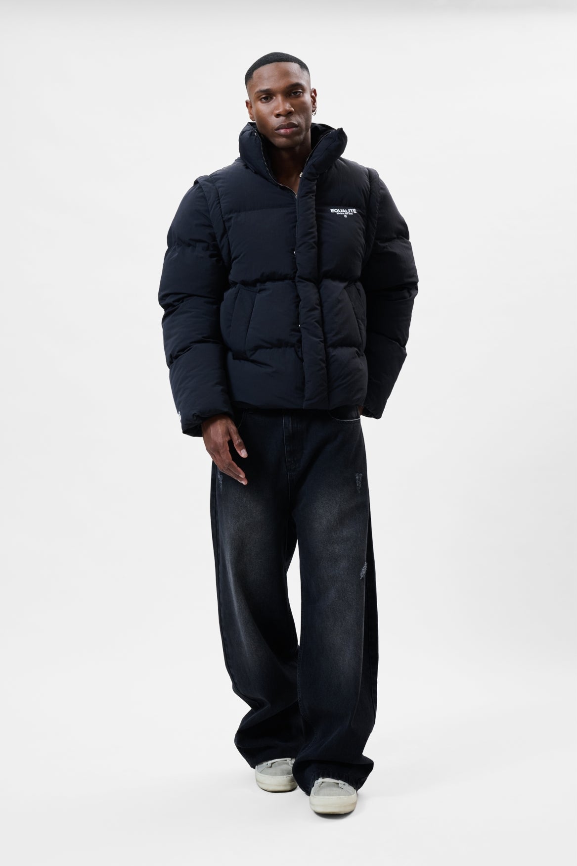 2 IN 1 SOCIETÉ PUFFER JACKET | BLACK