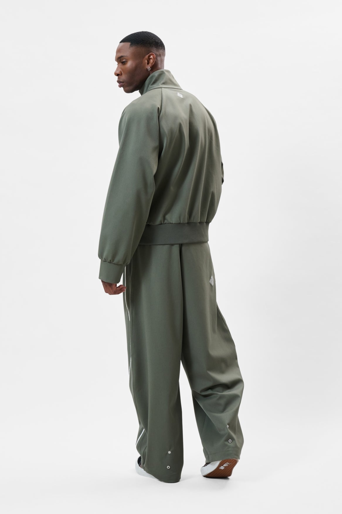 LUCIEN TRACK JACKET | BASEL GREEN