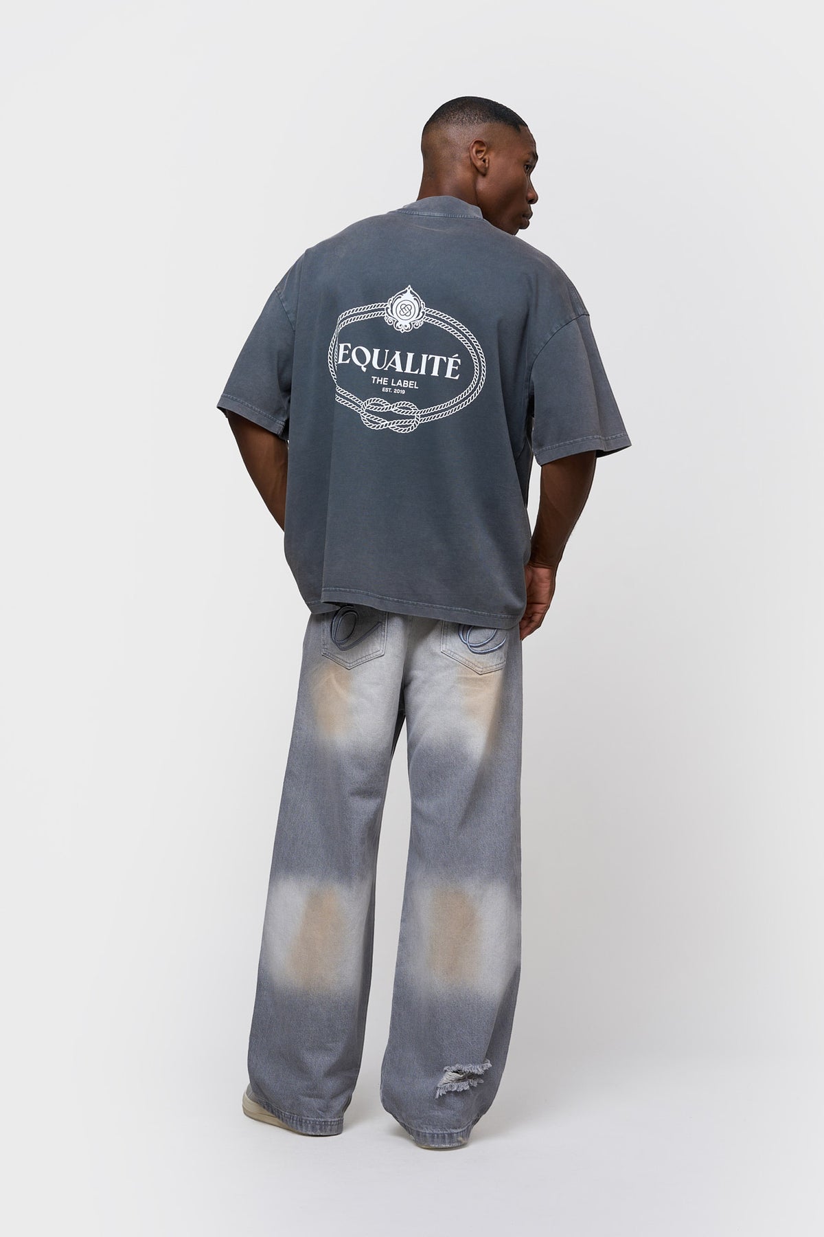 CLASSIC BOXY TEE | WASHED GREY