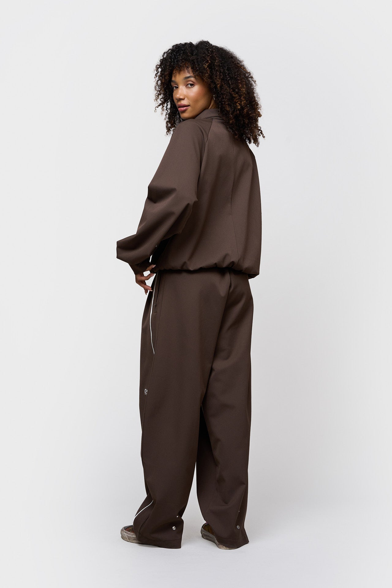 LUCIEN TRACK JACKET | BROWN