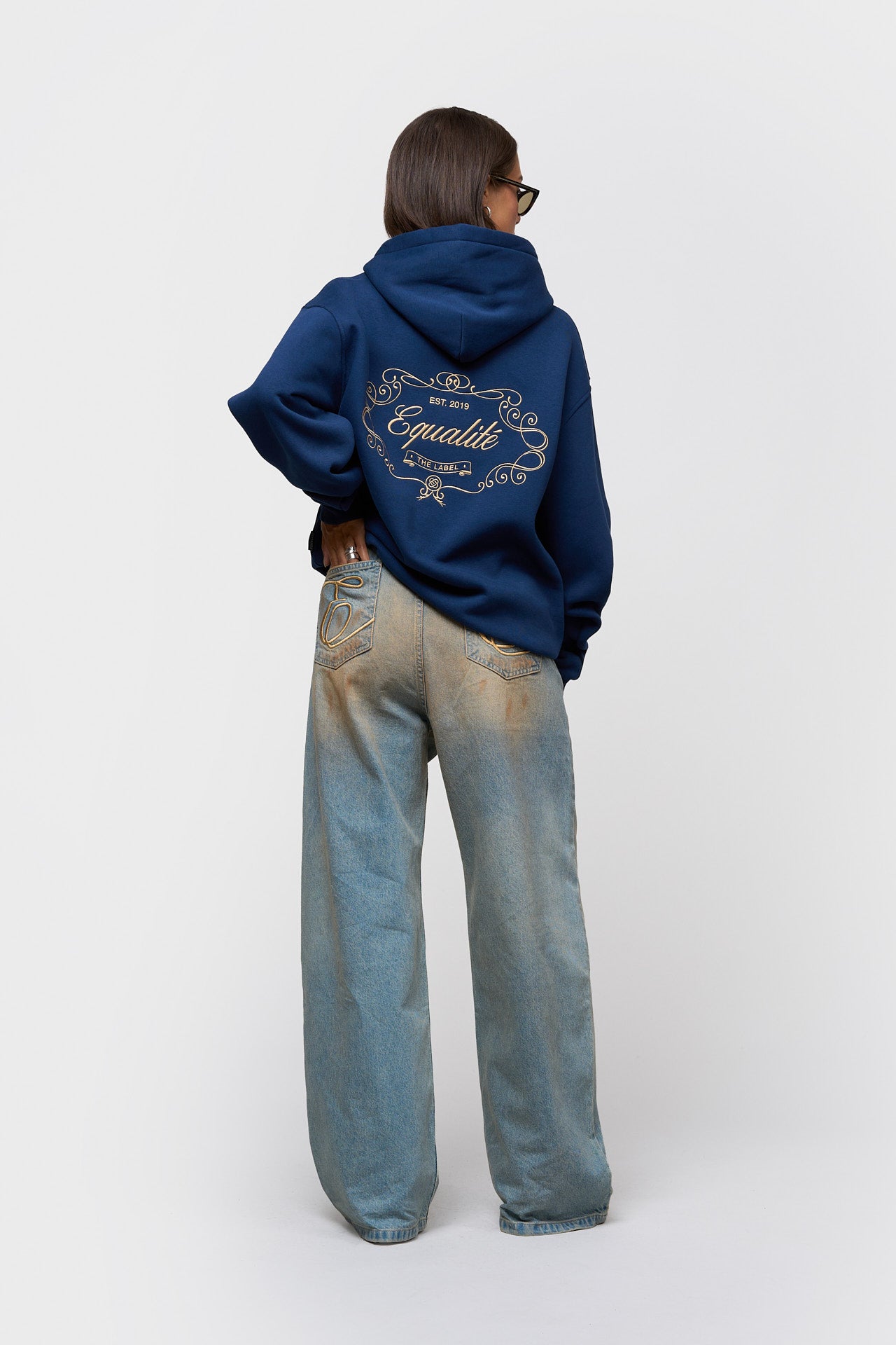 CAS BAGGY JEANS | BLUE DIRTY WASH