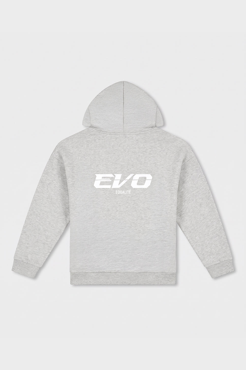 OVERSIZED SCUBA FULL ZIP HOODIE | GREY MELANGE
