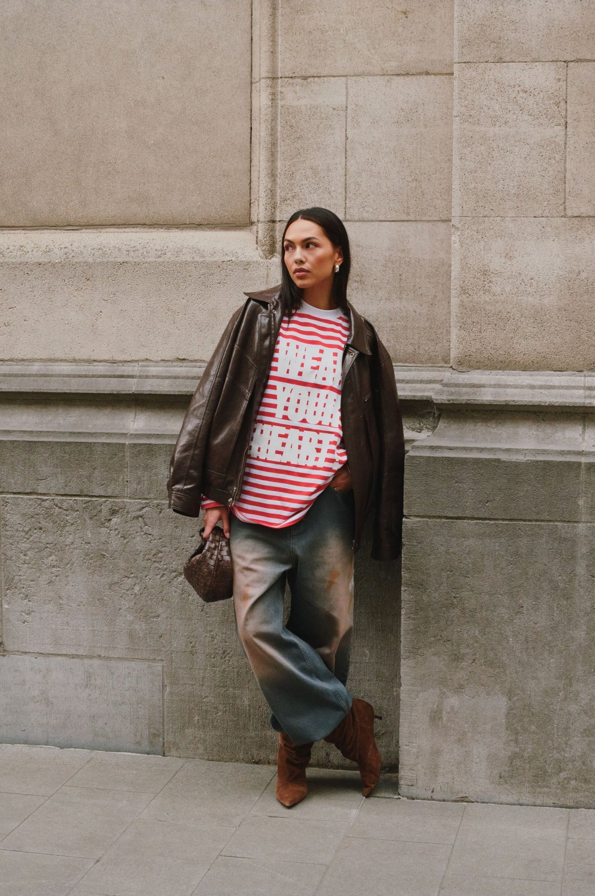 STRIPE LONGSLEEVE TEE | RED & WHITE
