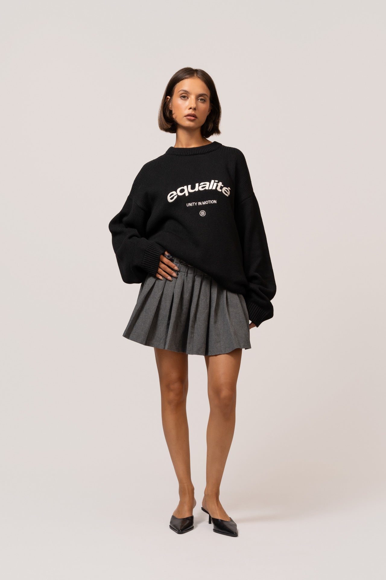 CELESTE KNIT SWEATER | BLACK