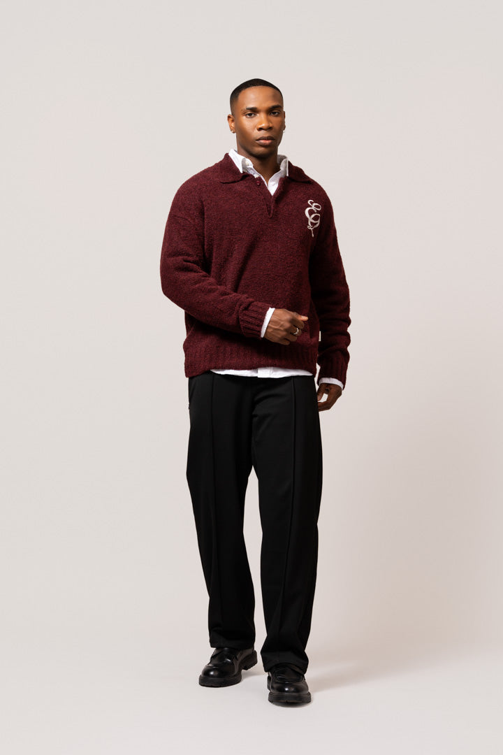 EQ BOUCLE POLO | BURGUNDY