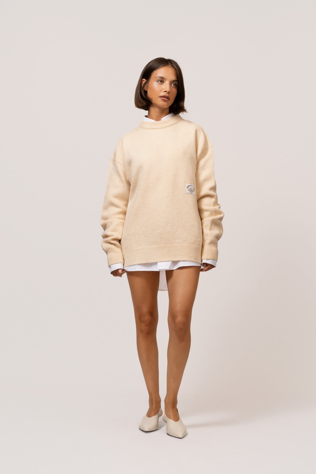 LUCIUS KNIT SWEATER | OFF-WHITE