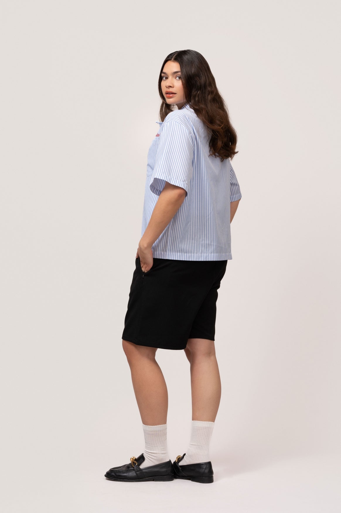 Milo Boxy Shirt | Light Blue