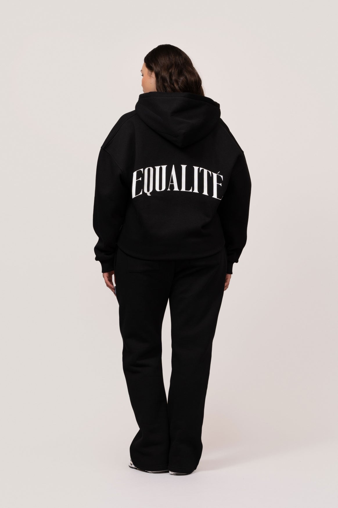 OLIVER OVERSIZED FULL ZIP HOODIE | BLACK