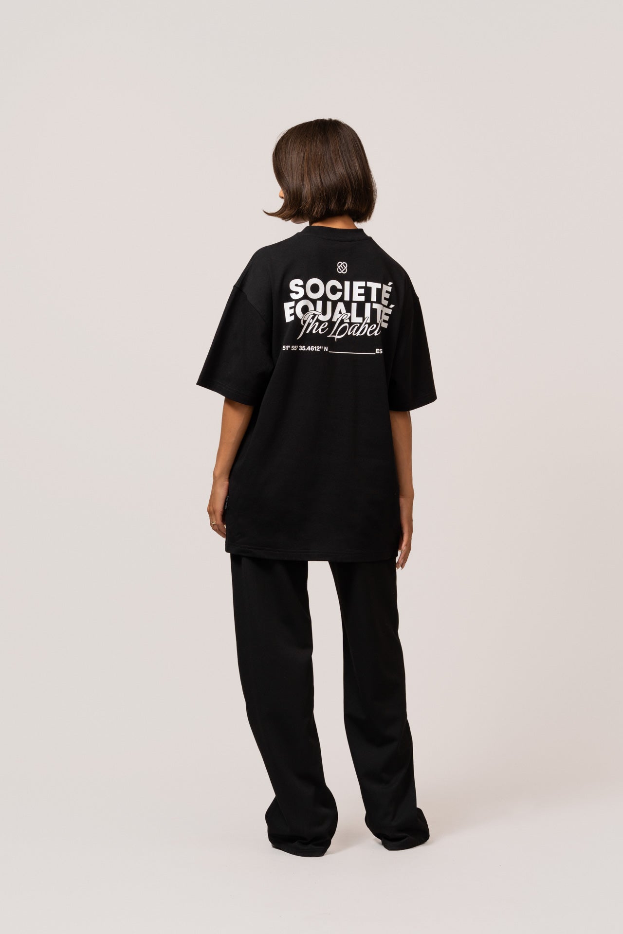 SOCIETE OVERSIZED TEE | BLACK