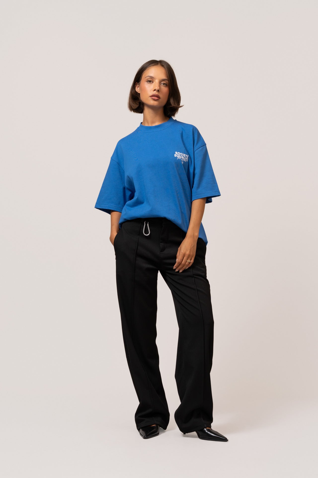 SOCIETE OVERSIZED TEE | BLUE