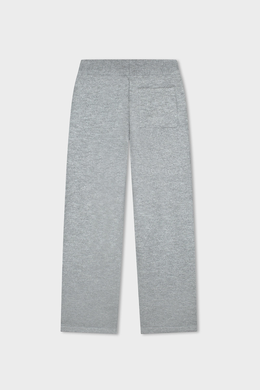 Fluffy Knit Pants | Grey