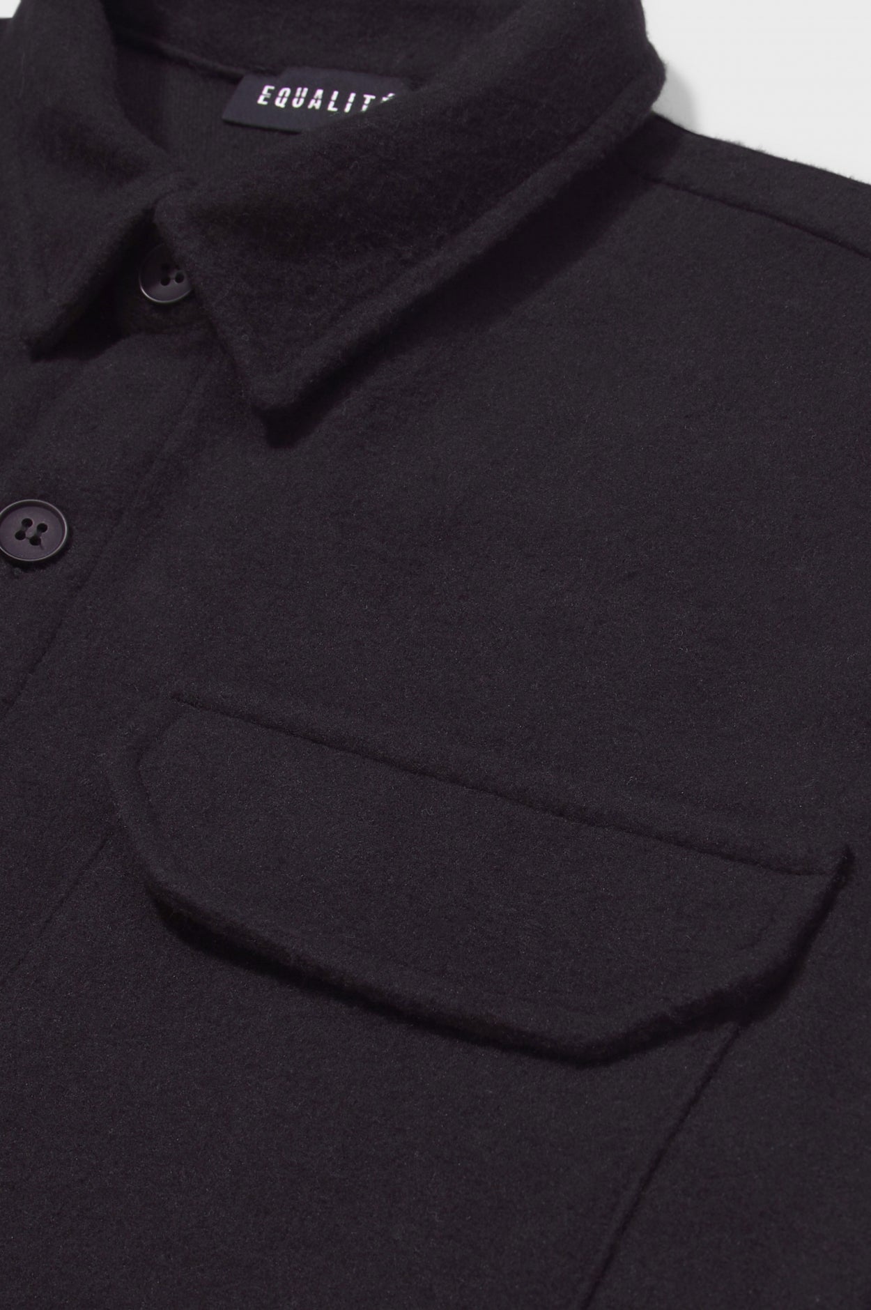 FOX OVERSHIRT | BLACK