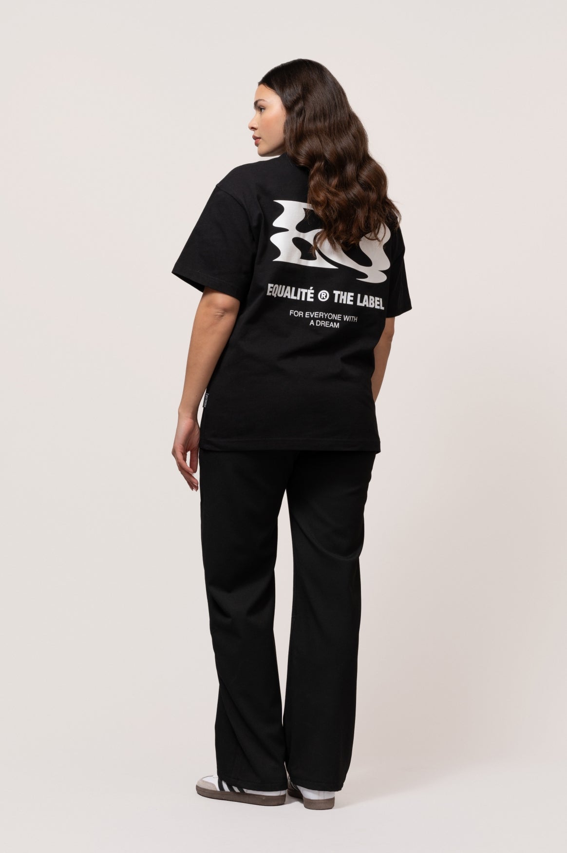 Heat Oversized Tee | Black