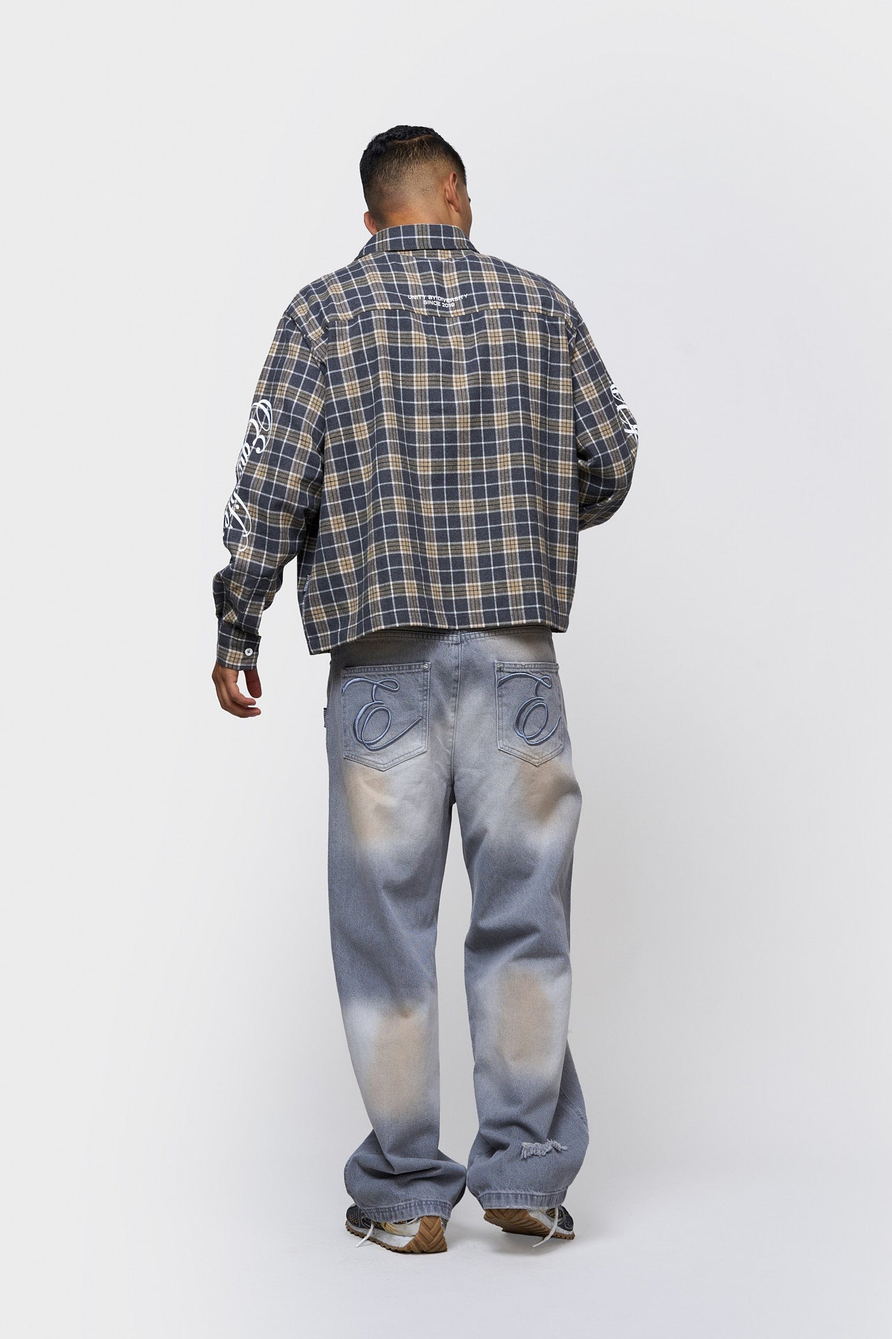 FLANNEL SHIRT | ARMY & TAUPE