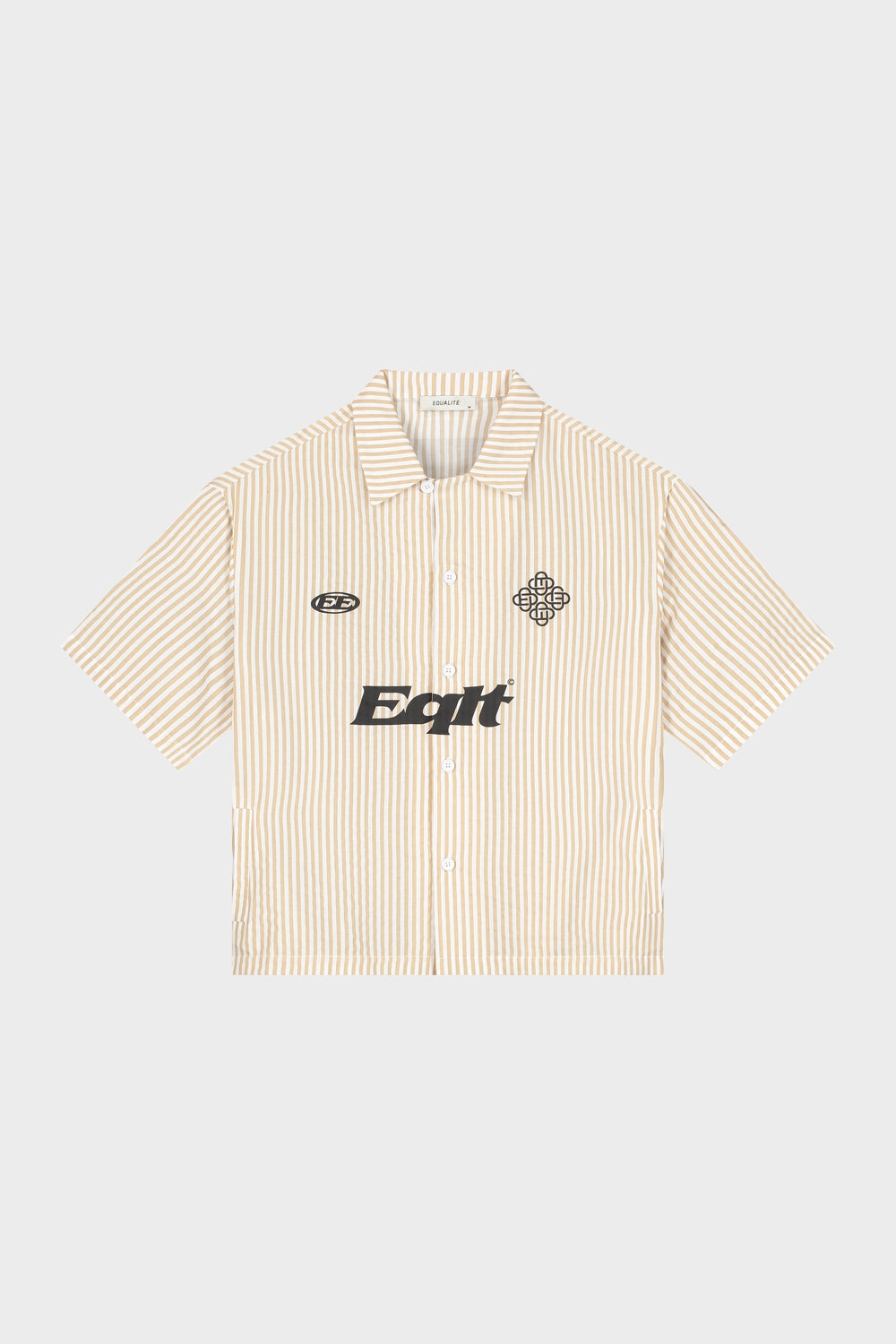 JERSEY BOXY SHIRT | BEIGE