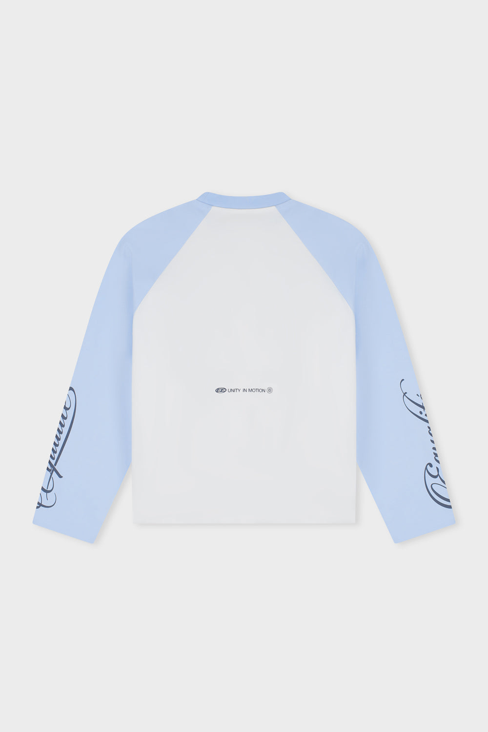 JETT RAGLAN LONGSLEEVE TEE | OFF-WHITE & LIGHT BLUE