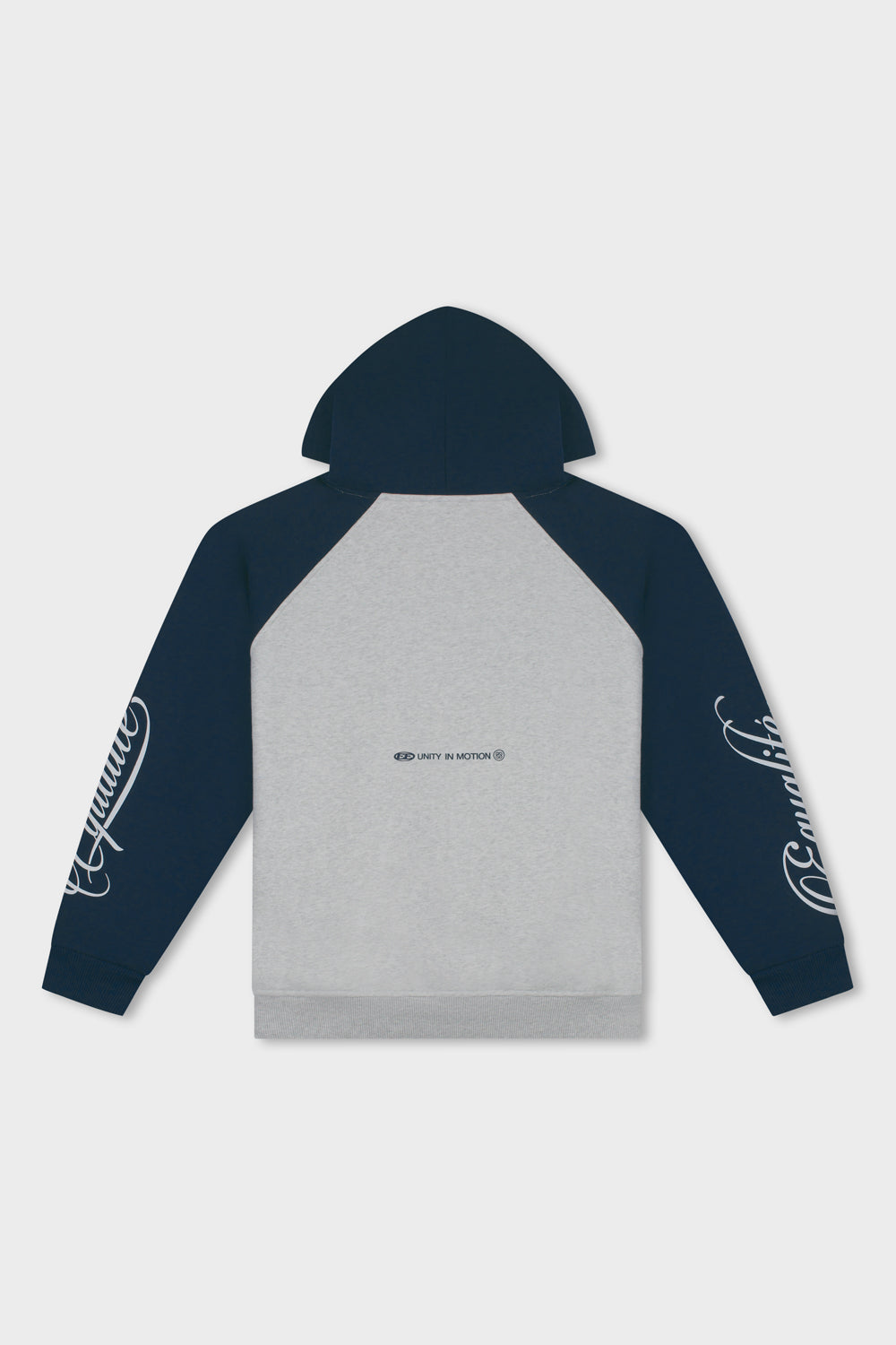 JETT RAGLAN OVERSIZED HOODIE | MELANGE GREY & NAVY