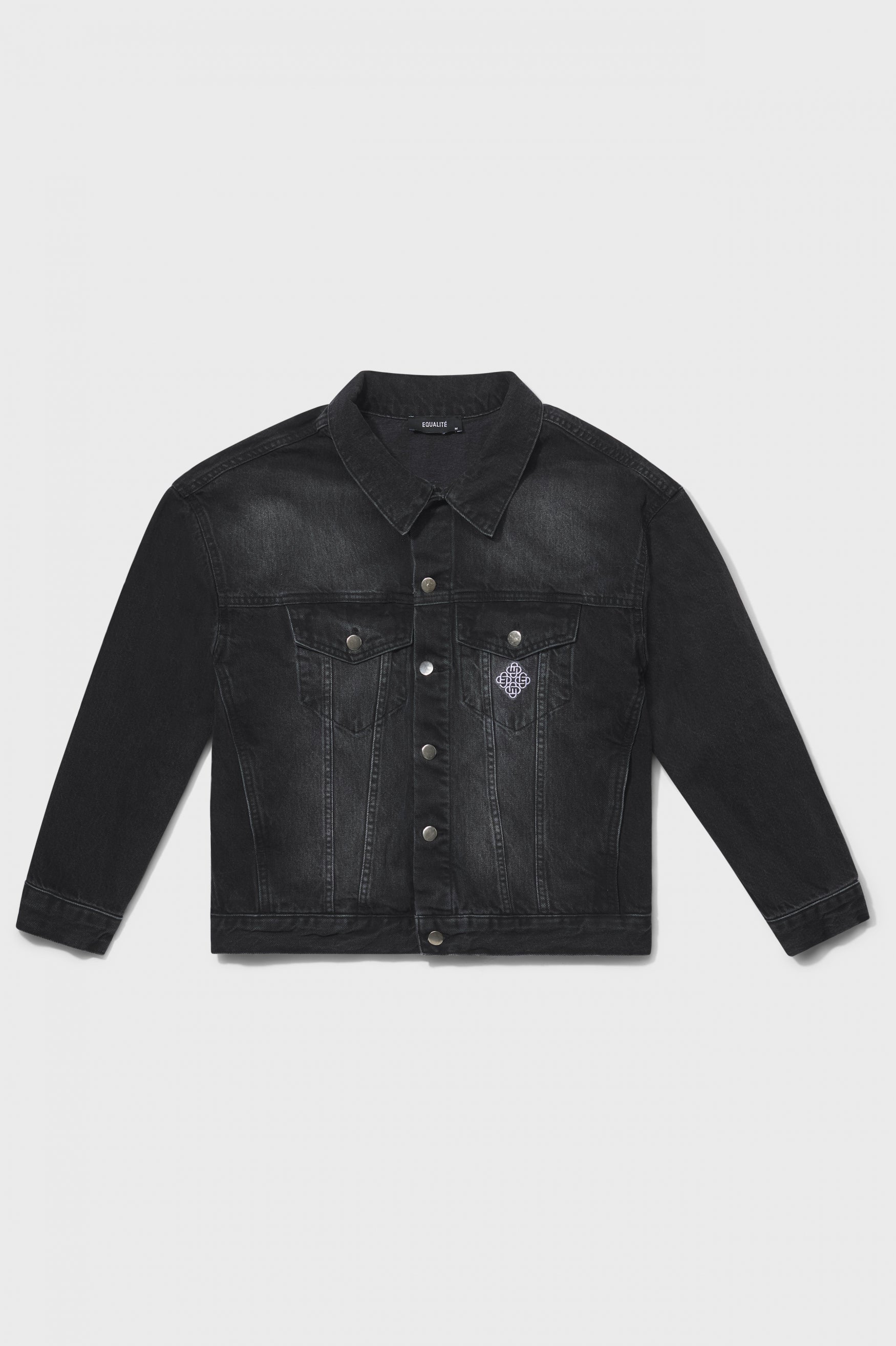 SYMBOL DENIM JACKET | BLACK