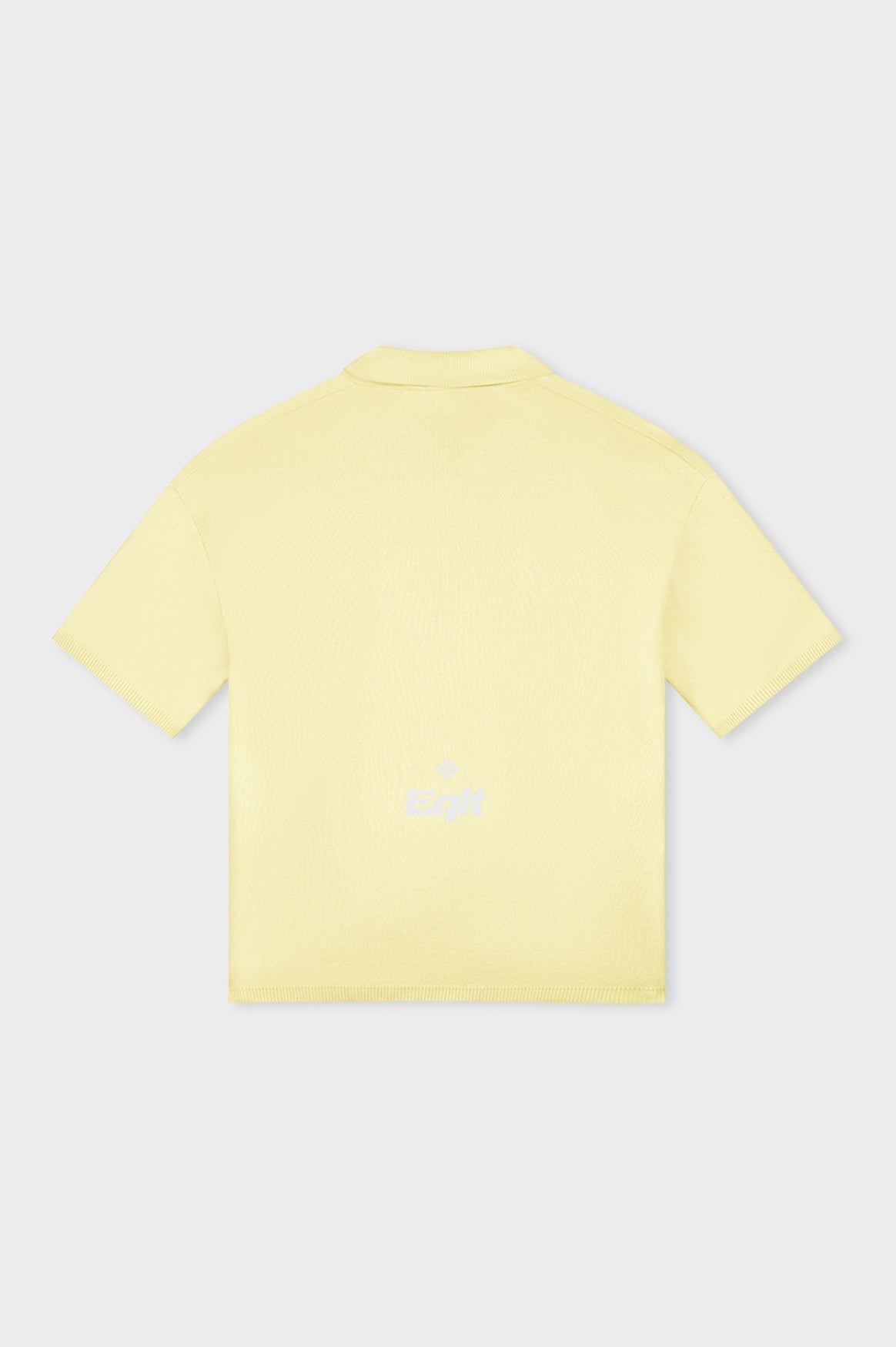 Knit Polo Tee | Butter Yellow