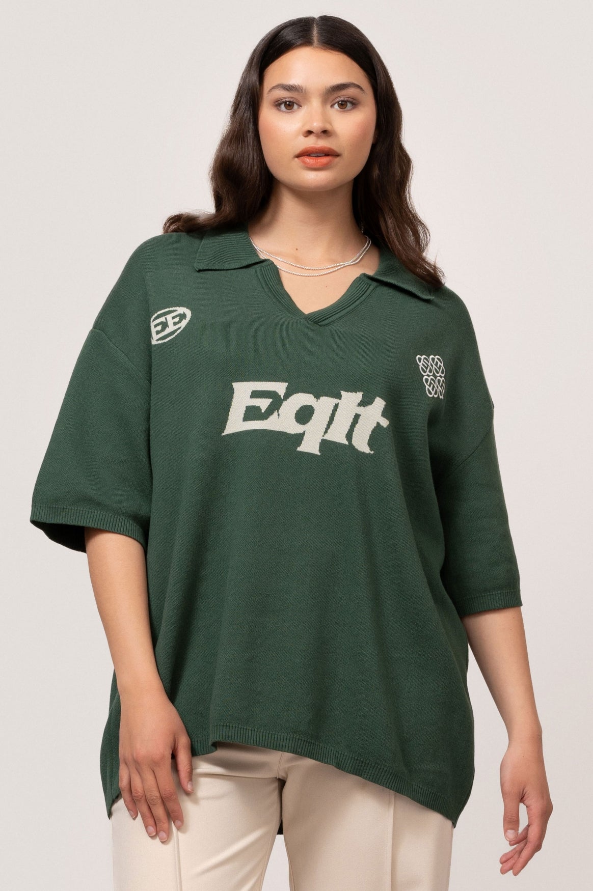 KNIT POLO TEE | GREEN