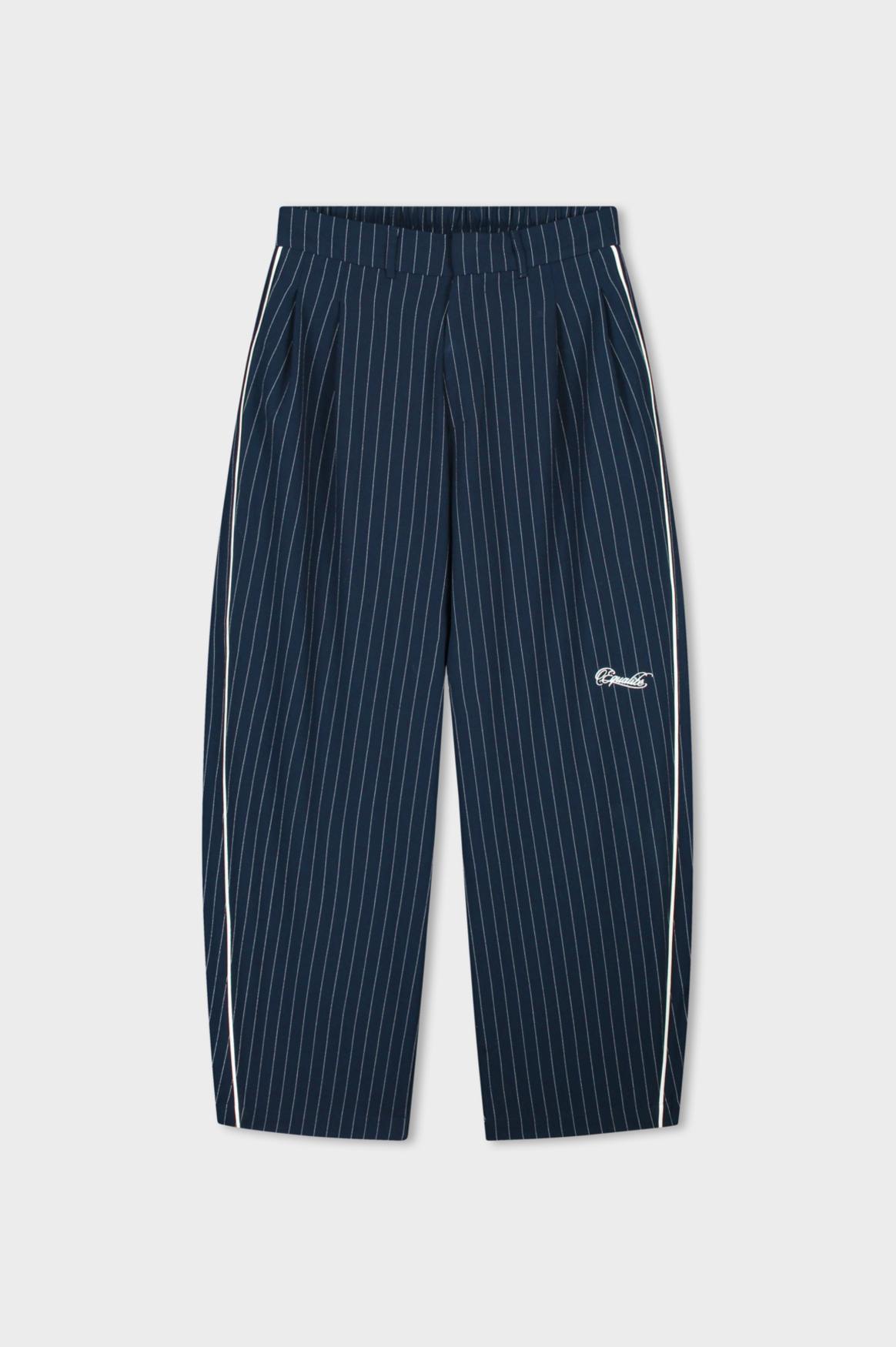 LUCIEN TRACK PANTS | NAVY PIN STRIPE