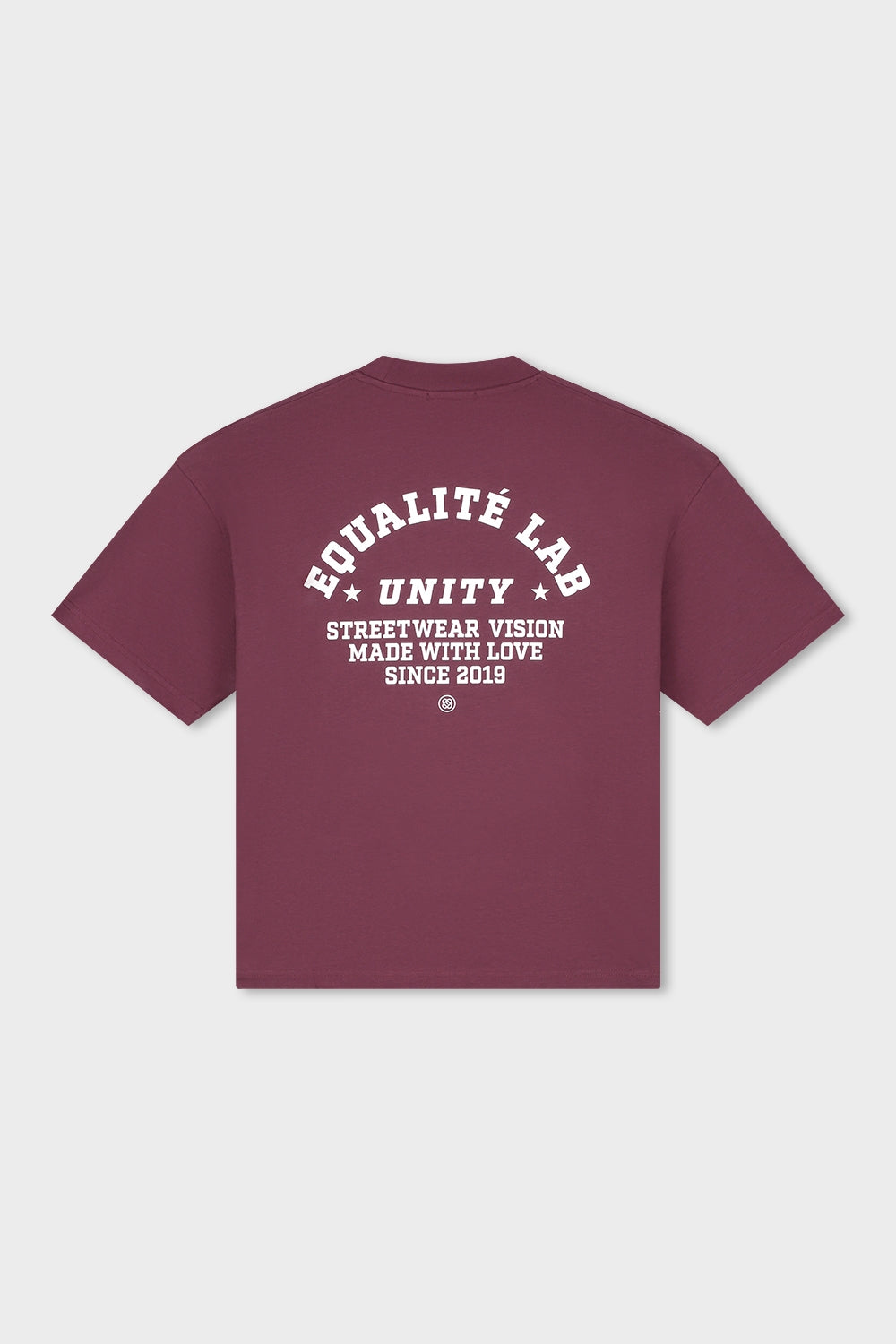 LUCIUS BOXY TEE | BURGUNDY