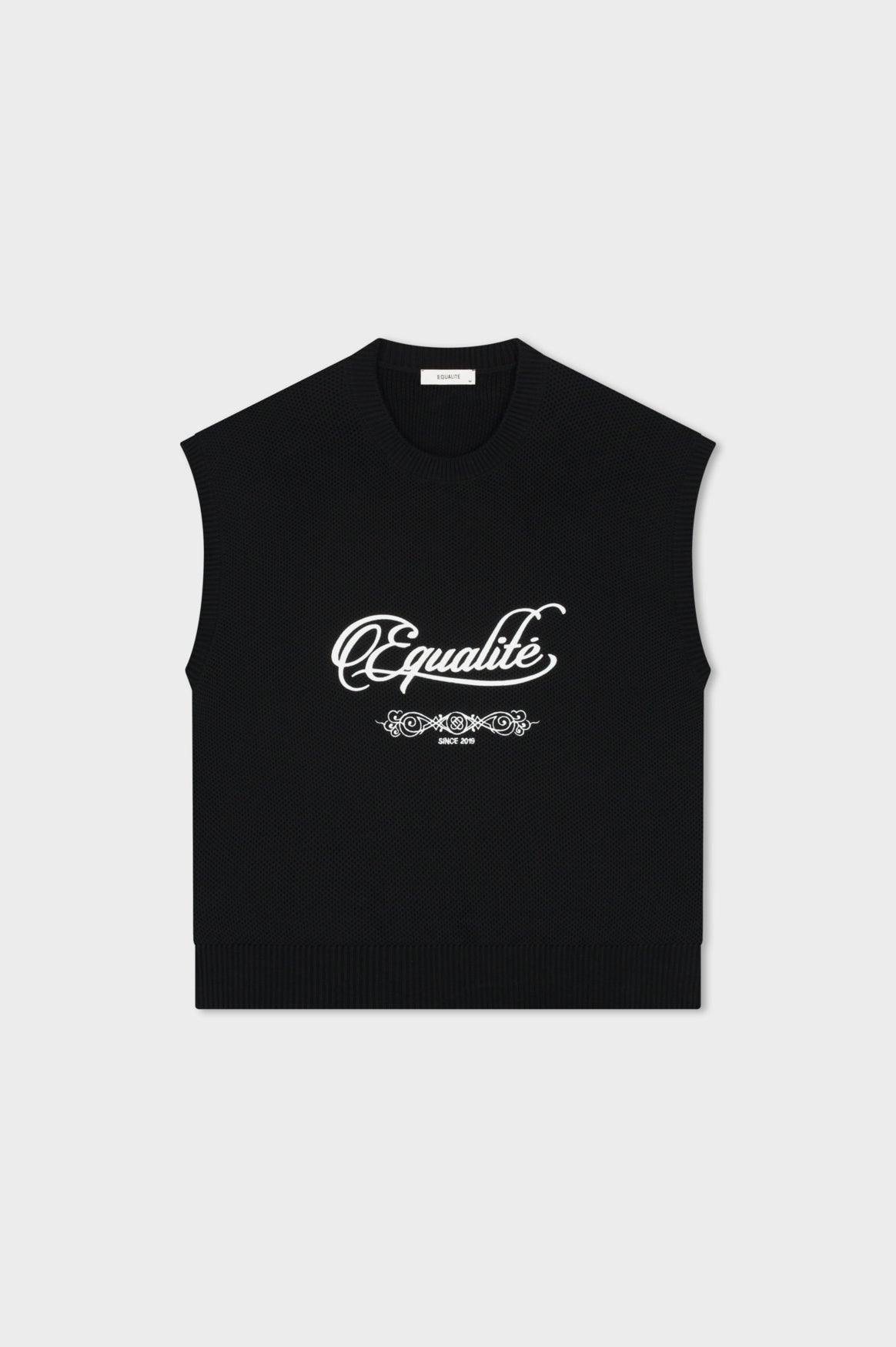 LUMI KNIT TANKTOP | BLACK - Equalité