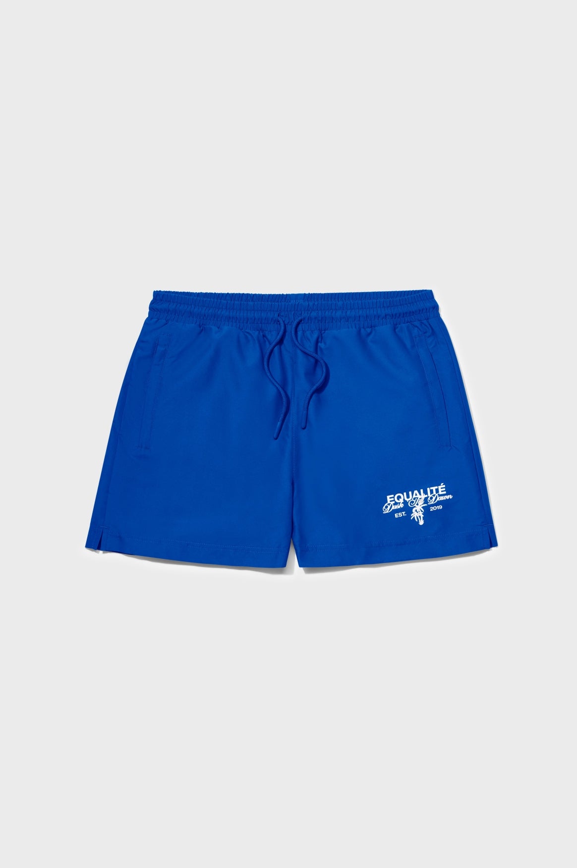 Levana Swim Shorts | Off-White & Blue